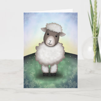 Lily the Lamb - Greeting Card Kort