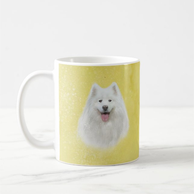 Lily the samoyed kaffemugg (Vänster)