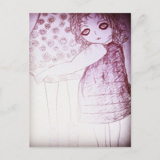 Lily var en liten flicka vykort