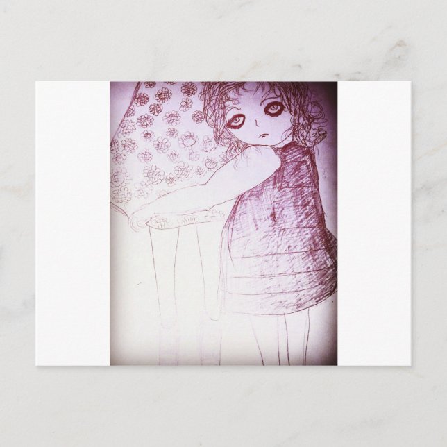 Lily var en liten flicka vykort (Framsida)