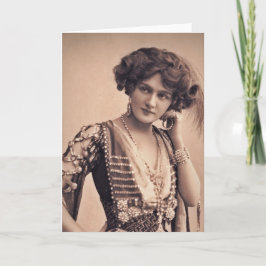 Lily Vintage Movie Star Kort