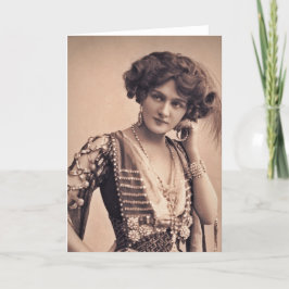 Lily Vintage Movie Star Kort