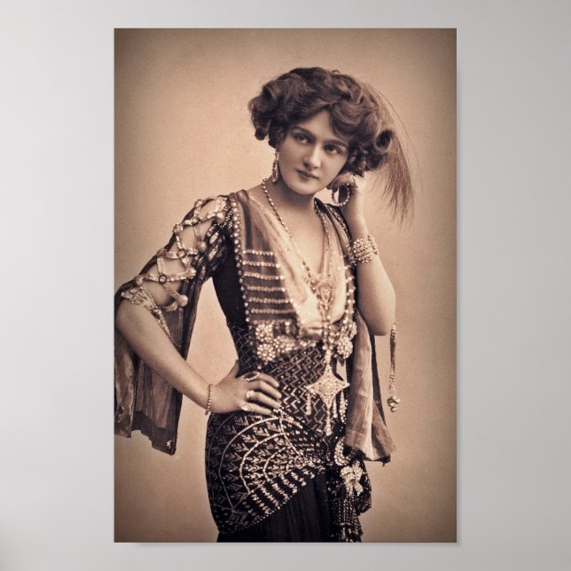 Lily Vintage Movie Star Poster (Framsidan)