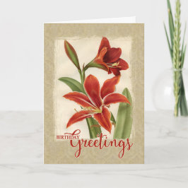 Lily Vintage Reproduction Kort