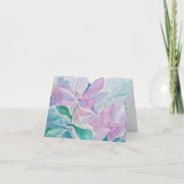 Lily's Folded Greeting Card Kort