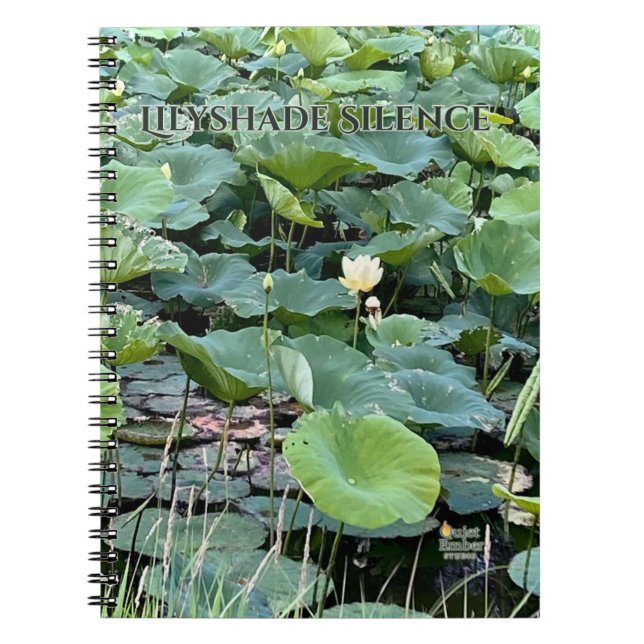 Lilyshade Tystnad Anteckningsbok (Framsidan)