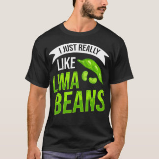 Lima Beans Plant Growing Planting T Shirt