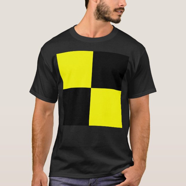 Lima Internationell Maritime Signalflagga T Shirt (Framsida)