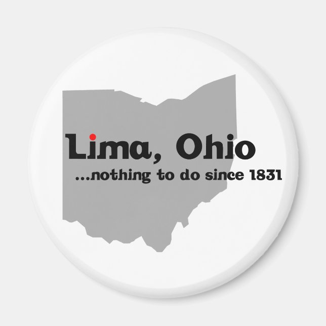 Lima, Ohio Magnet (Framsidan)