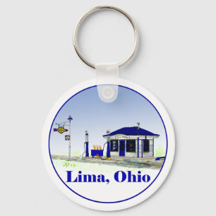 Lima, Ohio Nyckelring