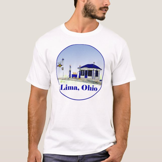 Lima, Ohio Tee Shirt (Framsida)