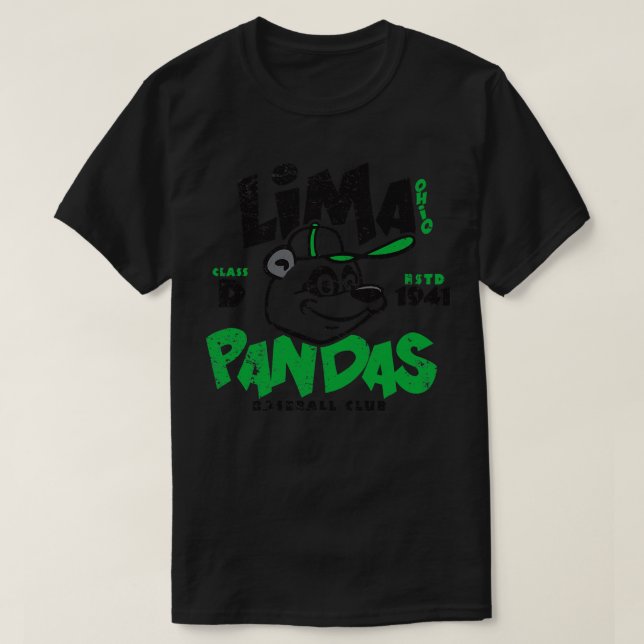 Lima Pandas T Shirt (Design framsida)