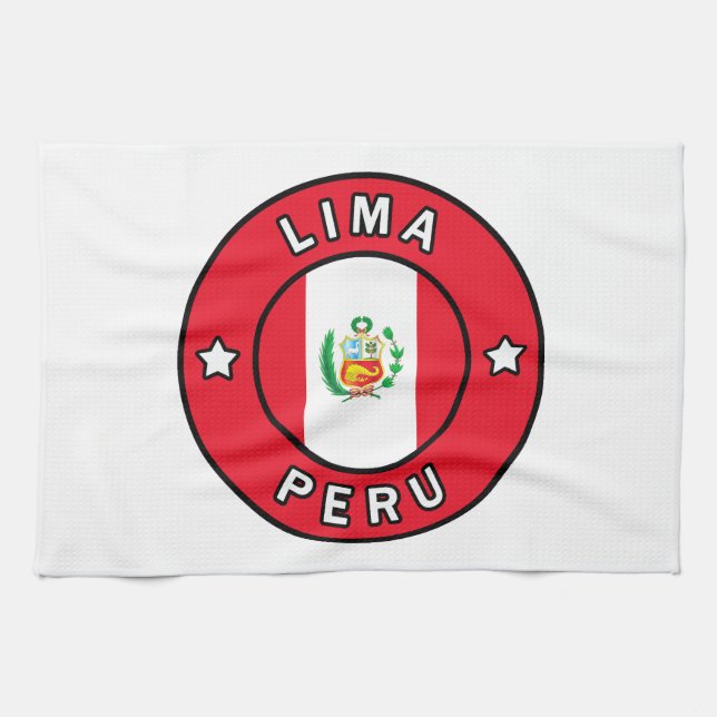 Lima Peru Kökshandduk (Horisontell)