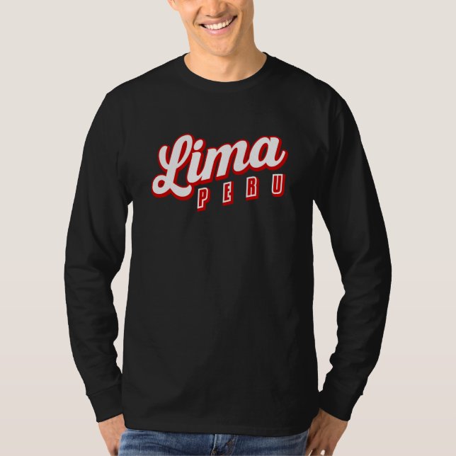 Lima Peru T Shirt (Framsida)