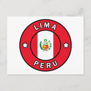 Lima Peru Vykort