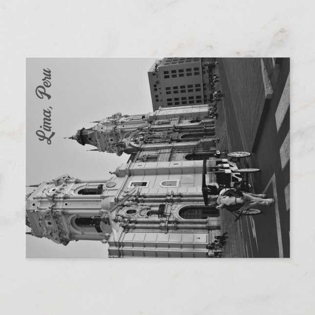 Lima, Perus vykort för Vintage (Framsida)