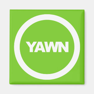 Lima Yawn Brand Dorm Fridge Magnet