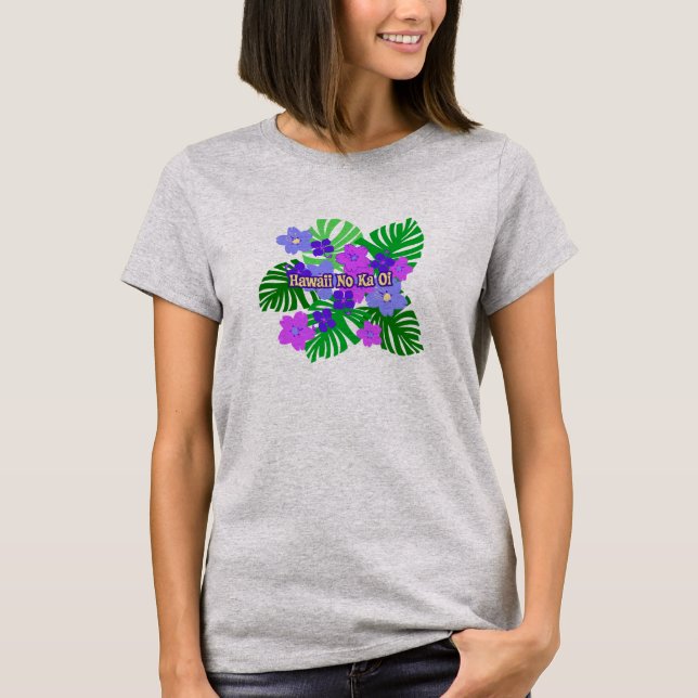 Limahuli Garden Hawaiian Blommigt Tee (Framsida)