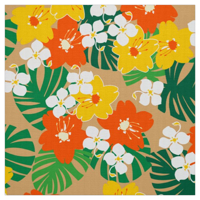 Limahuli Garden Vintage Hawaiian Blommigt Tyg (Provkarta)