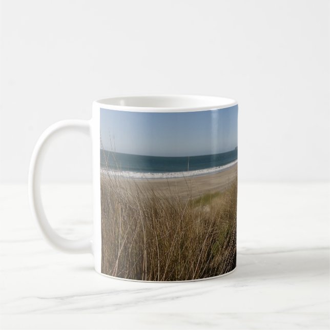 Limantour Beach vid Point Reyes National Seashore  Kaffemugg (Vänster)