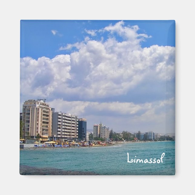 Limassol – berömd stad i södra Cypern Magnet (Framsidan)