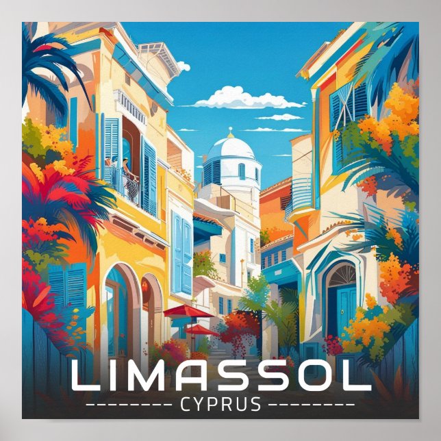 Limassol City, Cyperns turnering Poster (Framsidan)
