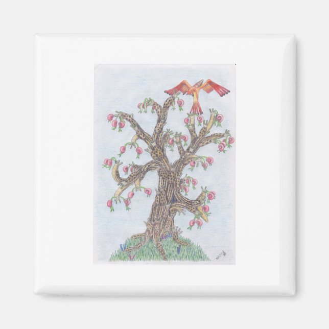 Limax Träd Magnet (Framsidan)