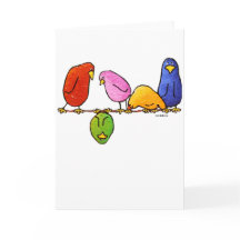 LimbBirds hälsningkort