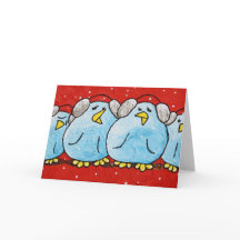 LimbBirds hälsningkort och kuvert