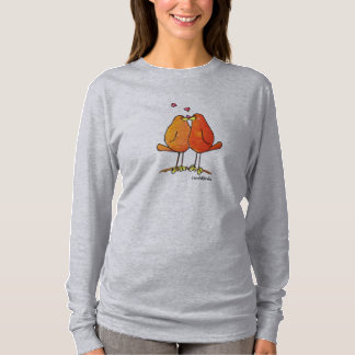 LimbBirds kvinna T-tröja för Hanes Nano långärmad T-shirt