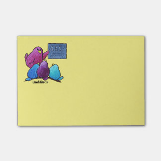 LimbBirds Post-it® Notes 4 x 3 Post-it Block