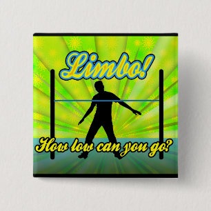 Limbo färgrikt neonparty knapp