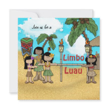 Limbo Luau Födelsedagsfest