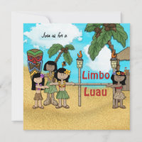 Limbo Luau Födelsedagsfest
