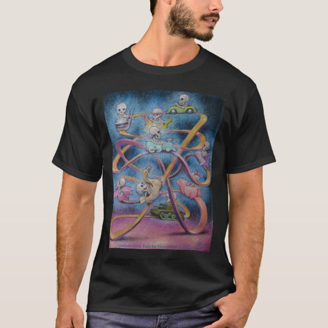 Limbos mörka ritt tee shirt (Framsida)