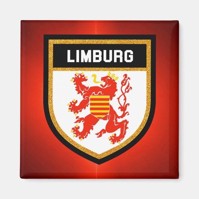 Limburg Flagga Magnet (Framsidan)