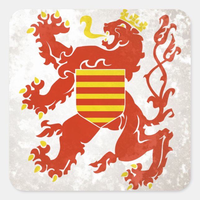 Limburg Fyrkantigt Klistermärke (Framsida)