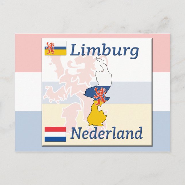 Limburg- Nederland Vykort (Framsida)