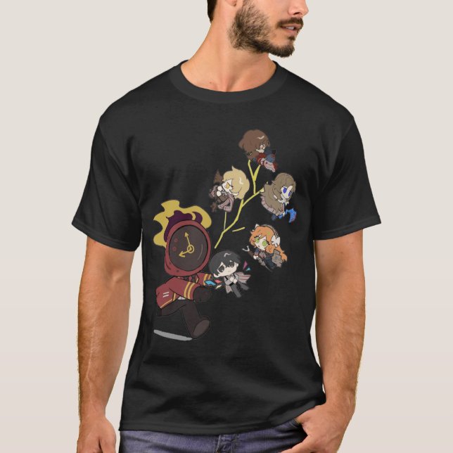 limbus company Inspired fanart characters friend T Shirt (Framsida)