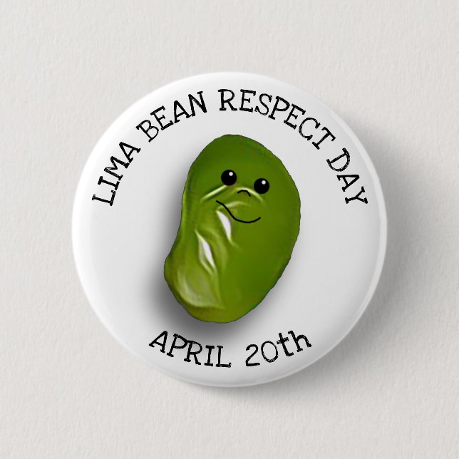Lime Bean Respect Day April 20:e knapp (Framsida)