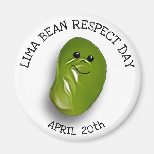 Lime Bean Respect Day April 20:e magnet