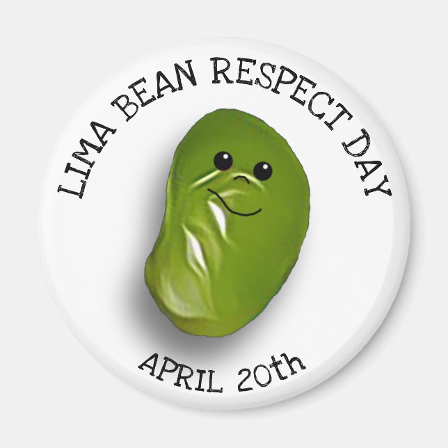Lime Bean Respect Day April 20:e magnet (Framsidan)