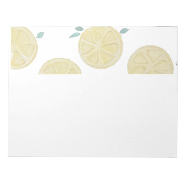 Lime Citron Post-it-lappar Anteckningsblock (Framsida)