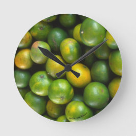 Lime Clock Rund Klocka