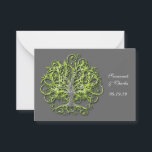 Lime Elegant Rustic Luxe Bröllop Träd Rådkort<br><div class="desc">Vad är ert råd för en lång tid och lycklig giftermål? På ena sidan och Bride och Groom's Namn på andra sidan med bröllop date and elegant Grönt Träd för Forest Bröllop #Swirly Träd #Business #Card #forest #Bröllop #ForestWedv Du väljer Background Färg från nästan 200 färger Lime och Brown Träd...</div>