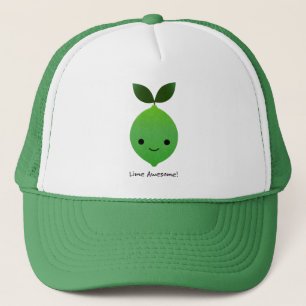 Lime Fantastisk Kawaii Lime Keps