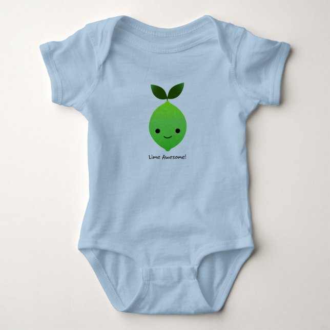 Lime Fantastisk Kawaii Lime T Shirt (Framsida)