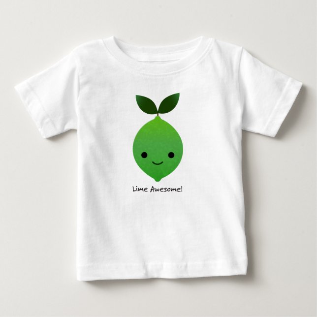 Lime Fantastisk Kawaii Lime T Shirt (Framsida)