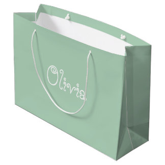 Lime Färg Baby Shower Gift Bag