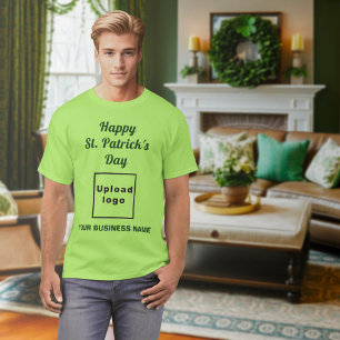 Lime Färg St. Patrick's Day Business T-Shirt